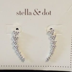 Pave Triangle Ear Climber by Stella and Dot